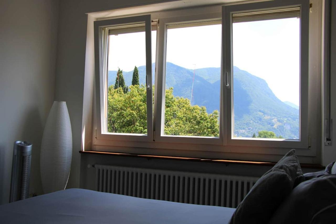 New & Modern Apartment With Beautiful Lake View! Lugano Exterior foto
